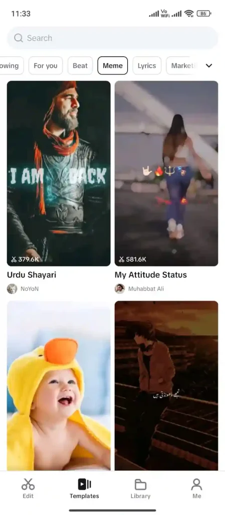 CapCut Pro APK download old version