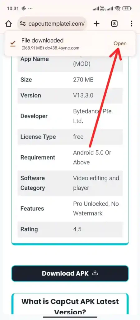 CapCut Pro download
